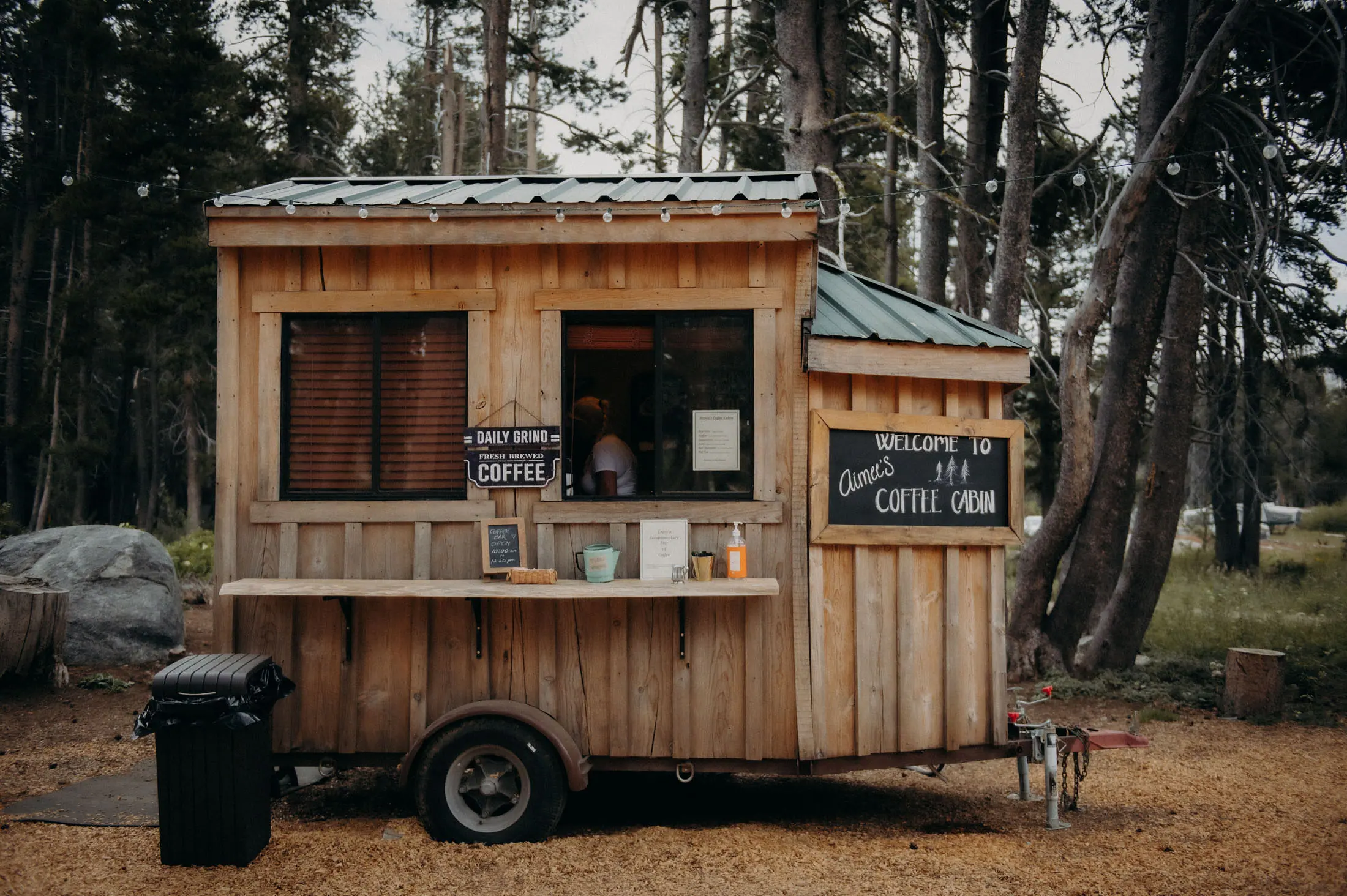 The Coffee Cabin — Two hours, included